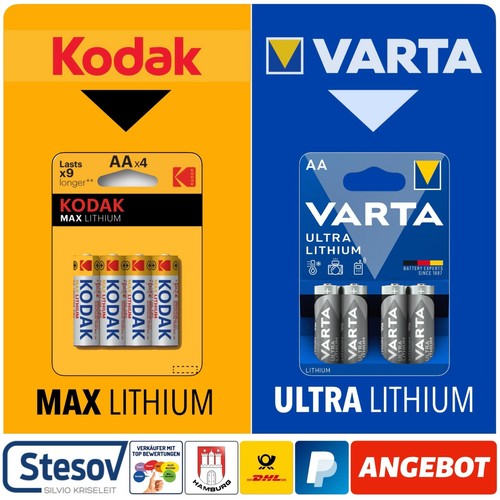 Varta oder kodak aa - varta,